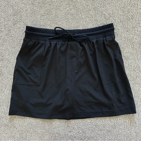 Lou & Grey Pants - Lou & Grey Wanderweave Utility Skort Black Size XL NWT